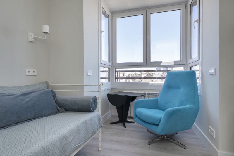 Corner of a Home with Bay Windows
